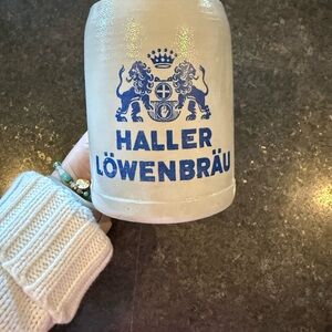 Haller Löwenbräu Ceramic Beer Stein